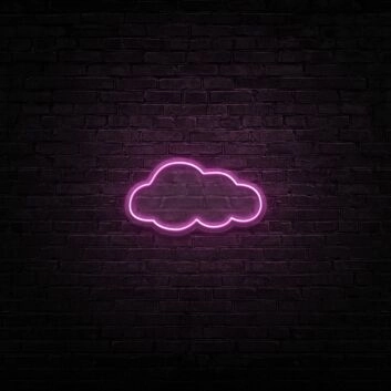 Cloud Neon Sign Add a touch of whimsy and serenity