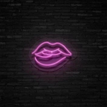 Lips Neon Sign Add a stylish and romantic touch