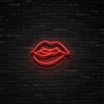 Lips Neon Sign Add a stylish and romantic touch