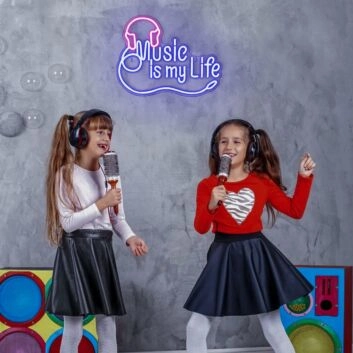 Music Is My Life KTV Neon Sign Music Lover