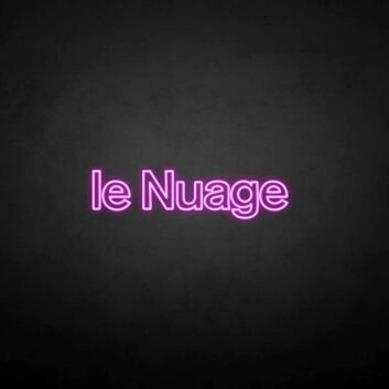 le Nuage&#39; neon sign