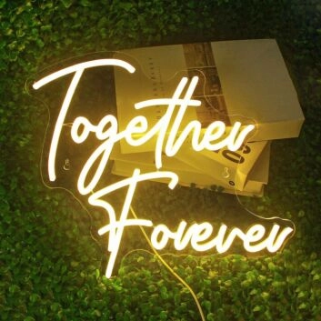 Together Forever Neon Sign Wedding Decor