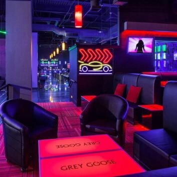 Traveling Cars Neon Sign Road Trip Theme