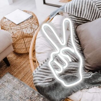 Yeap Gestures Neon Sign Fun Decor