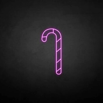 Marry Christmas Candy Cane Neon Sign