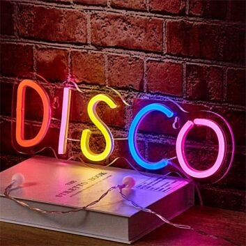 Transform your spaces into a vibrant dance floor - Perfect for Home Decor, Office Ambiance, Storefronts, Bars, Weddings, and Parties with Backboard LED Neon Light Disco.
