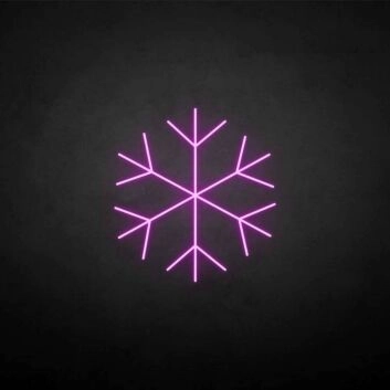 Marry Christmas Snowflake Neon Sign
