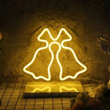 Brighten Your Festive Celebrations and Retail Display with Christmas Double Bell LED Neon Sign