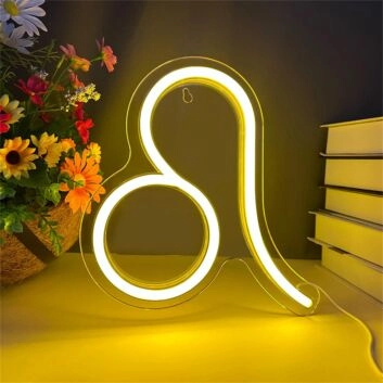 Brighten Your Nights: Constellation Leo LED Neon Sign Perfect for Home Decor, Bars, and Celebratory Events