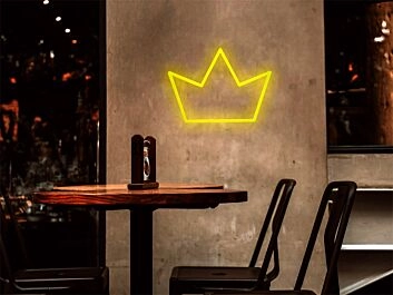 Light Up Your Kingdom: Crown LED Neon Sign for Weddings, Bars, and Majestic Home Decor