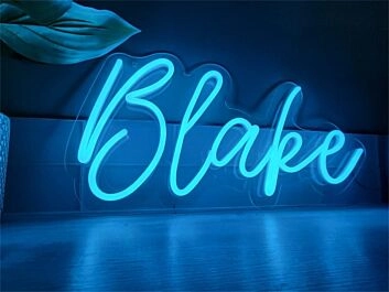 Brighten Your Special Occasions: Custom Name Blake LED Neon Sign for Weddings, Parties, and Home Décor