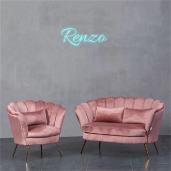 Brighten Your Celebrations: Customized LED Neon Light Name Renza Birthday LED Neon Sign for Home Parties, Weddings, and Special Events