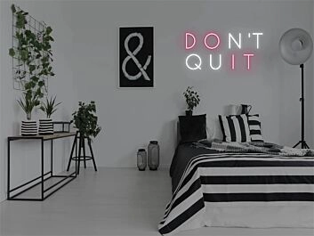 Brighten Up Your Home, Office, and Motivational Spaces with Dont Quit LED Neon Light