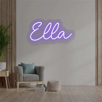 Brighten up your wedding and bar ambiance with the Ella Name LED Neon Sign.