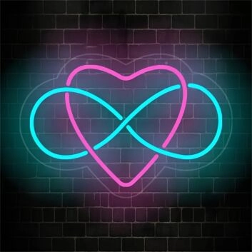 Celebrate Romance in Every Setting with Eternal Love LED Neon Sign - Perfect for Weddings, Parties, and Home Decor.