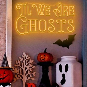 Halloween Battery Operated Decor Light up  Home Decor Neon Sign