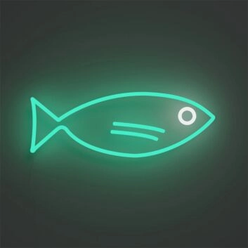 Brighten Up Your Bar, Home, or Office Space with the Oceanic Charm of Fishy LED Neon Sign