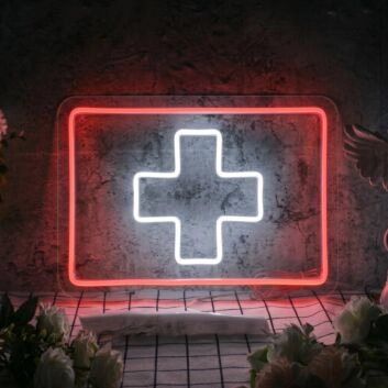 Brighten Up Your Space: Flag Of Switzerland LED Neon Sign for Home Decor, Office, Bars, and Patriotic Celebrations.