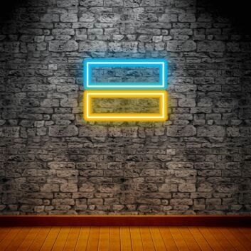 Showcase Patriotic Elegance in Your Home, Office, or Event with the Flag Of Ukraine LED Neon Sign.