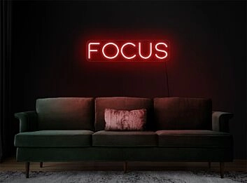 Brighten Up Your Workspace and Special Events with the Focus LED Neon Sign.