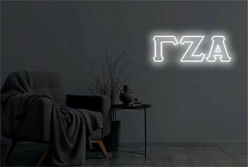 Brighten Up Your Bar, Office, or Wedding Ambiance with the Gamma Zeta Alpha LED Neon Sign.