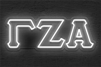 Brighten Up Your Bar, Office, or Wedding Ambiance with the Gamma Zeta Alpha LED Neon Sign.