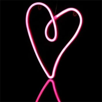 Brighten Your Special Moments: Perfect for Weddings, Anniversaries, and Celebrations with Heart Shaped LED Neon Sign