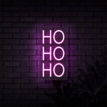Brighten Up Your Christmas Decor at Home, Office, or Store with the Ho Ho Ho LED Neon Sign.