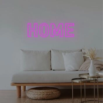 Elevate Your Home, Office, or Party Ambiance with the Versatile Home Outline LED Neon Sign