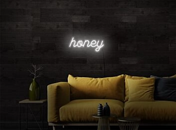 Brighten Your Space: Mini Honey LED Neon Sign for Home Decor, Office Ambiance, and Bar Aesthetics