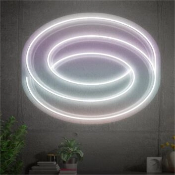 Brighten Your Office, Store, or Wedding with Infinite Cycle By Victor Edsel LED Neon Sign.