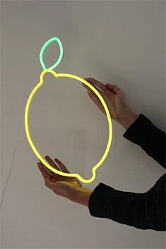 Brighten Up Any Space: LED Lemon LED Neon Sign for Bars, Weddings, and Home Ambiance.