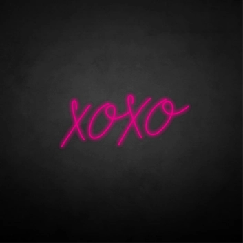 XOXO neon sign