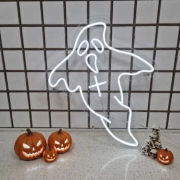Halloween Ghost Neon Sign,LED Ghost Neon Sign