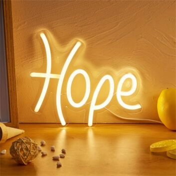 Elevate Your Space: Letter Shape Yellow LED Neon Sign for Weddings, Bars, and Chic Home Decor.