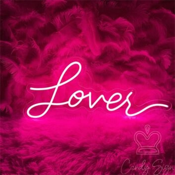 Brighten Your Special Day and Spaces: Lover Wedding LED Neon Sign Custom Wedding Signs Neon Sign for Home Decor, Office Bliss, and Memorable Celebrations