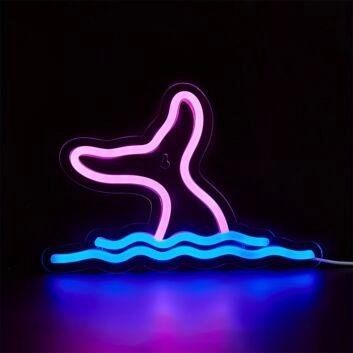 Add a Splash of Fantasy to Any Room, Party, or Event with the Mermaid Tail LED Neon Sign.