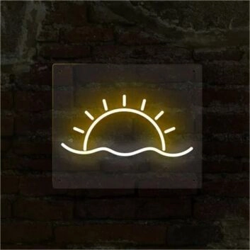 Light Up Your Space: Mini Sun LED Neon Sign, Perfect for Home Decor, Bars, and Wedding Ambiance