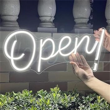 Brighten up Your Home, Office, and Special Celebrations with Open LED Decoration LED Neon Sign.