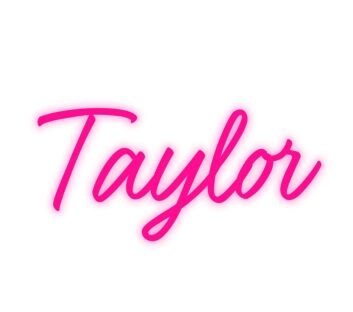 Brighten Up Your Space: Personalized Decor Taylor LED Neon Wall Light Perfect for Home, Bars, and Special Celebrations