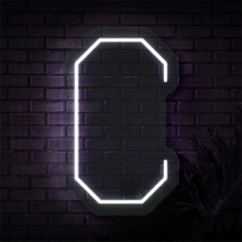 Brighten Your Space: Personalized Initial Letter C LED Neon Sign – Perfect for Bars, Offices, and Special Occasions