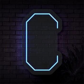 Brighten Your Space: Personalized Initial Letter C LED Neon Sign – Perfect for Bars, Offices, and Special Occasions