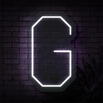 Brighten Up Your Space: Perfect for Weddings, Bars, and Home Decor - Personalized Initial Letter G LED Neon Sign