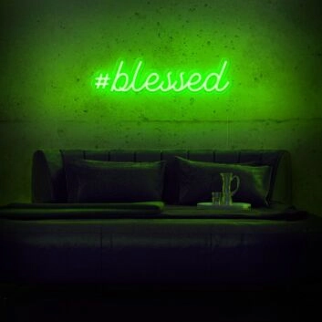 #Blessed Neon Sign