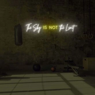 The sky is no limit LED Neon Sign