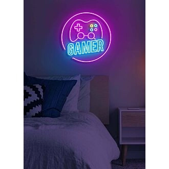 Customize Gamer Neon Proud Identification for Gaming Enthusiasts
