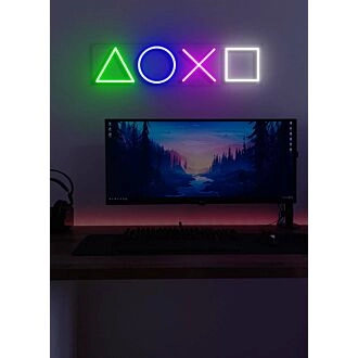 Playstation Neon Home of Digital Adventures