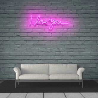 I Love You Neon Sign