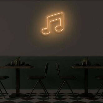 MUSIC NOTE" LED neon sign