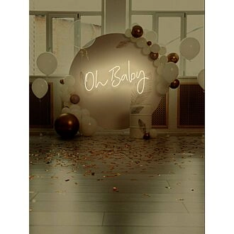 Oh Baby Neon Excitement for New Beginnings